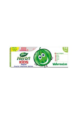 Dabur Herbal Plus Kids Pasta Dental Sandía 50 gr + Cepillo