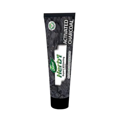 Imagen 2 del producto Dabur Herb'l Pasta Dental Carbón Activado + Cepillo de Dientes 150 ML