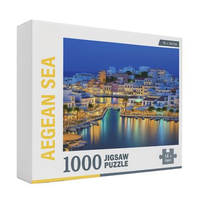 Rompecabezas Puzzle 1000 Piezas Mar Egeo 70x50cm Entretenido
