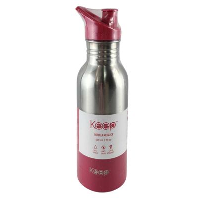 Imagen 2 del producto Botella Metalica Keep 600ml Keep Bebidas Deporte