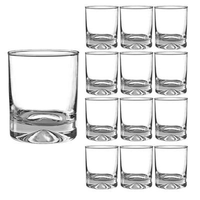 Cristar Set 12 Vasos Bajos Manhatan Jugo Whisky Bebidas