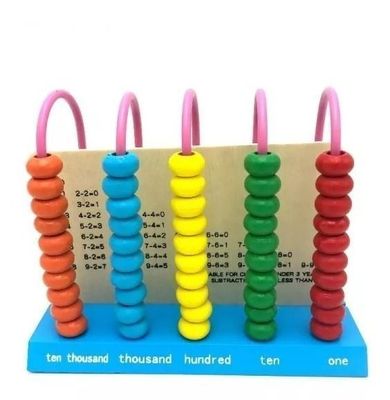 Imagen 2 del producto Abaco 5 Columnas Para Niños Juego Educativo Juego Didáctico