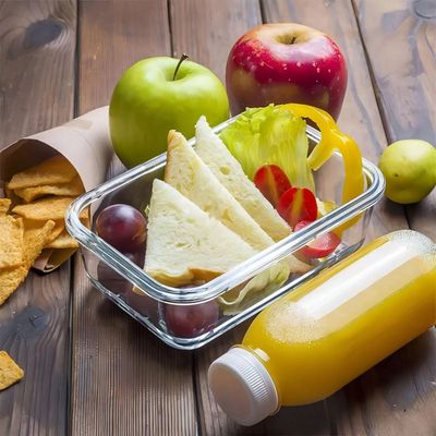 Imagen 2 del producto Set 4 Contenedores Hermeticos Rectangular De Vidrio Allegra