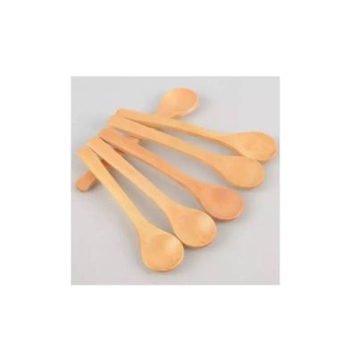 Set 6 Cucharas Bambú Reutilizable Cucharitas Pebre Dip Salsa