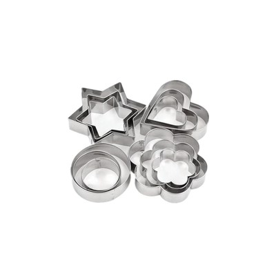 Pack x12 de Moldes cortadores con 4 Diseños