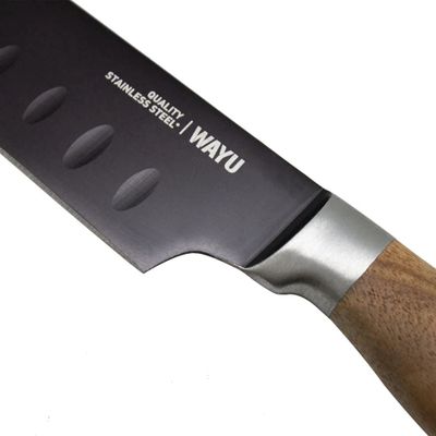 Imagen 2 del producto Cuchillo Santoku 14 cm Wayu Con Revestimiento Antiadherente