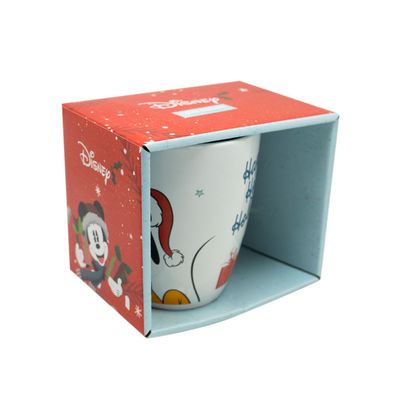 Tazon Caja 30oz Navidad Classic Ceramica Mango Dorado