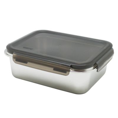 Contenedor Hermético Wayu Acero Microsafe 650mL Premium