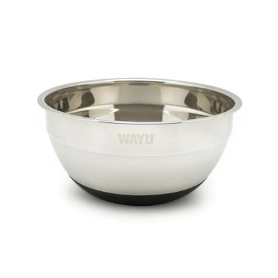 Bowl Ensaladera Acero Inoxidable Wayu 22 Cm Base Silicona