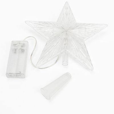 Imagen 2 del producto Set 6 Estrellas Punta Arbol Calida 15cm A Pilas Decoracion