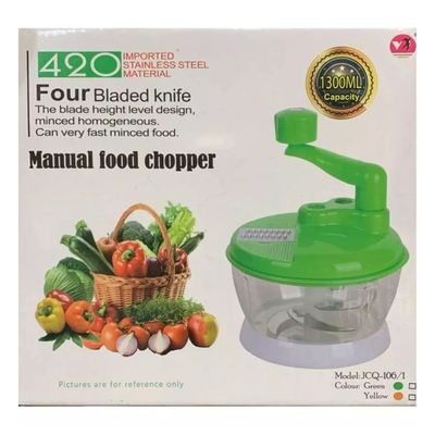 Imagen 2 del producto Picador De Verduras Manual Verde 19cm Herramienta Culinaria