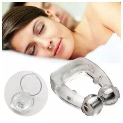 Imagen 2 del producto Pack 2 Clip Anillo Biomagnético Unisex Anti Ronquido Nariz Nose