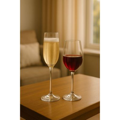 Imagen 2 del producto Set 6 Copas Flute 195mL + 6 Copas Vino 405mL Montepulciano