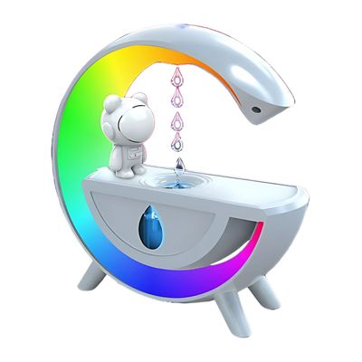 Lámpara Humidificador Antigravedad Con Luces Rgb Y Parlantes