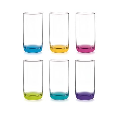 Display 6 Vasos Altos Monterrey Fondo 445mL Cristar