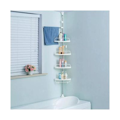 Imagen 2 del producto Esquinero Organizador De Ducha Baño Multiuso 4 Pisos Ajustable
