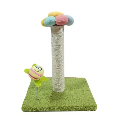 Imagen 2 del producto Torre Rascador Mascotas Gatos Tipo Columna Flores Y Abejas