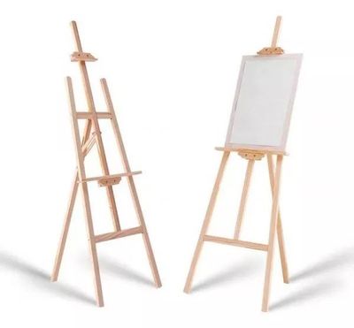 Atril Caballete Ajustable De Madera Para Pintar 0.90mt