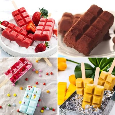 Imagen 2 del producto Set 3 Moldes Silicona Para Helados Forma Cubitos Surtido