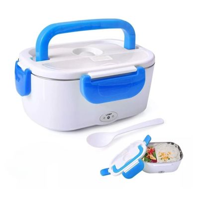 Imagen 2 del producto Taper Hermetico Contenedor Calentador Comida Lunch Box Azul