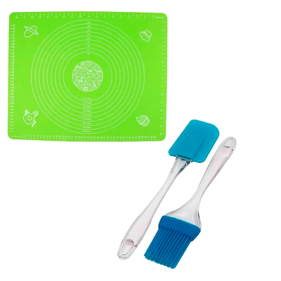 Set Brocha y Mezquino + Mantel De Silicona