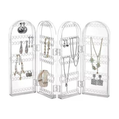 Imagen 1 del producto Organizador Aro Acrílico Plegable 4 Caras 8cm Colorido