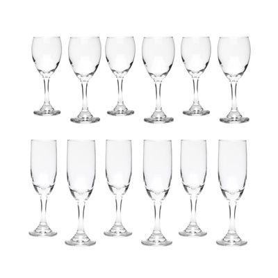 Set 12 Copas Vidrio Versalles