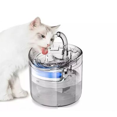 Imagen 2 del producto Fuente Agua Automática Mascotas Transparente 2L Silenciosa