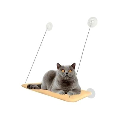 Imagen 1 del producto Cama Ventana Gato Soporte Succión Descanso Para Mascotas