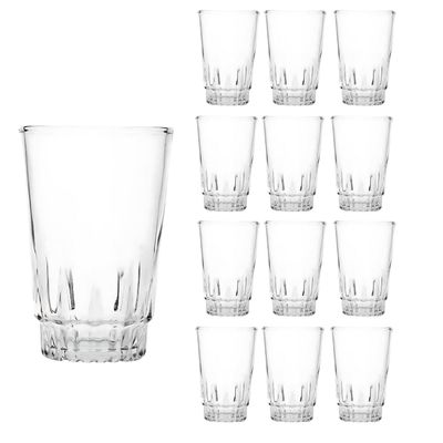 Cristar Set 12 Vasos Trago Altos Torino Bebidas Jugos