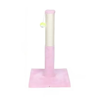 Torre Rascador Rosa Mascotas Gatos Tipo Columna Con Juguete