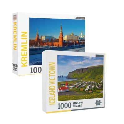 2 Rompecabezas 1000 Piezas 70x50cm Kremlin Islandia
