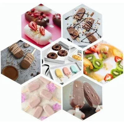 Imagen 2 del producto Set 3 Moldes Silicona Helado Paletas 8 Cavidades Reposteria