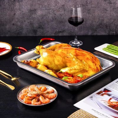 Imagen 2 del producto Bandeja Horno Rectangular Molde 60x40x7cm De Acero Cocina