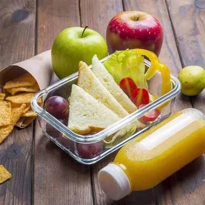 Imagen 2 del producto Pack 3 Contenedores Hermetico Vidrio Rectangular 600mL Allegra