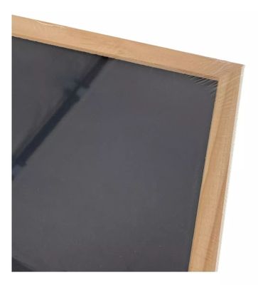Imagen 2 del producto Pizarra Fondo Negro 40X50cm Con Marco De Madera