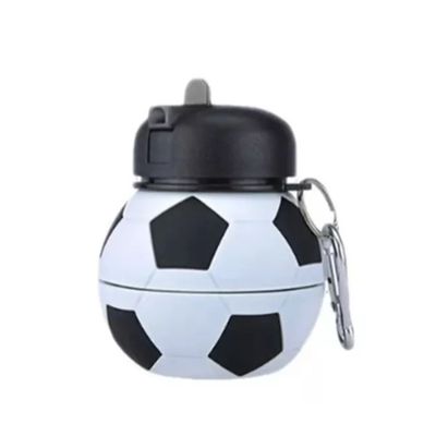 Botella De Agua Plegable 550Ml Portatil Diseño Balon Futbol