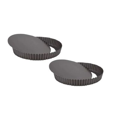 Set 2 Moldes Tartaletas Kuchen Desmontable 26cm Sweet Cook
