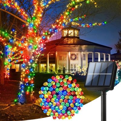 Imagen 2 del producto Set 3 Luces Guirnalda Navidad Solar 200 Led RGB 20M Hogar