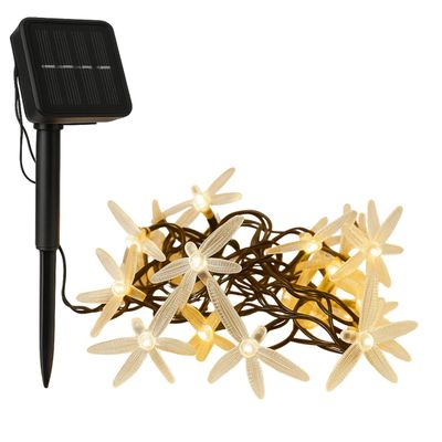 Luces Navidad Libelulas Solar 4M Calidas Decoracion Hogar