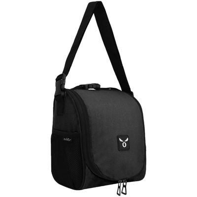 Imagen 2 del producto Bolsa Térmica Negra Aislante Comida Bebidas Viaje Camping