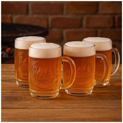 Imagen 2 del producto Set 4 Vasos Shop Modelo Vikings De 480mL Vaso Shopero Tragos