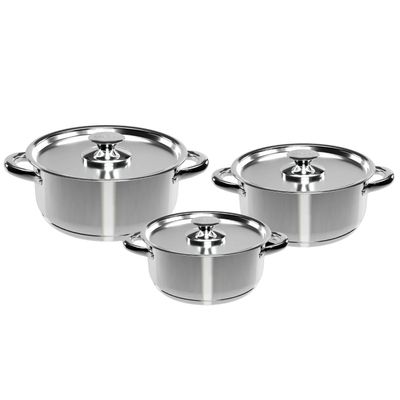 Bateria Cocina Wens 6 Piezas Acero Inoxidable Cocina 420-6SS
