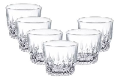 Set 6 Vasos Bajos Torino Tragos Allegra 280 Ml