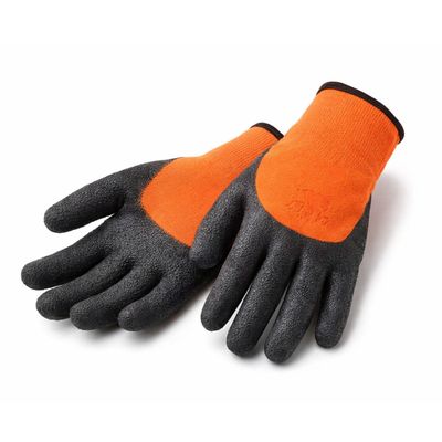 Imagen 1 del producto Guante Para Trabajos Jardines Jardineria 24 Cm Naranjo Talla M