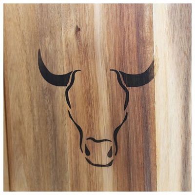 Imagen 2 del producto Tabla Cortar Picar Carne 50x35cm Wayu Parrilla Asado Cocina