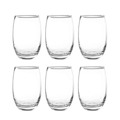 Imagen 2 del producto Set 12 Vasos Altos Mikonos De 460mL Vidrio Transparentes