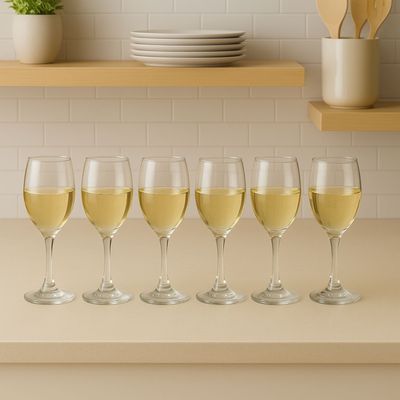 Imagen 2 del producto Set 24 Copas Vasos Vidrio Transparente Cristar Celebraciones