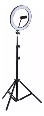 Aro Ring Luz Led Selfie 26cm Flash Trípode 2,10mts Tiktok