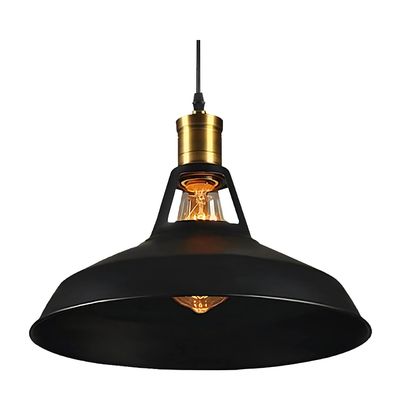 Lampara Colgante De Techo Vintage Retro Decoracion Negro